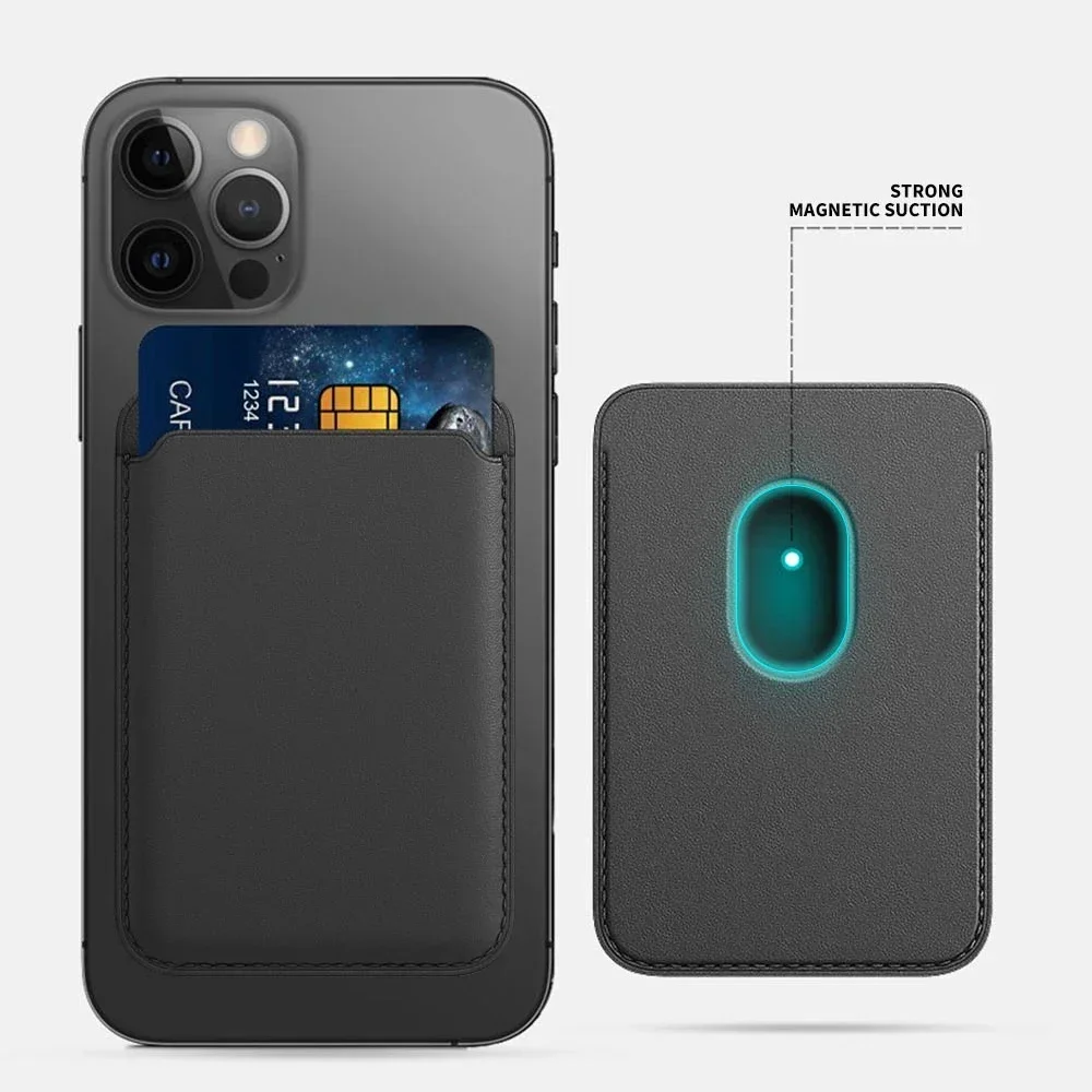 carteira de cartões magnética luxuosa para telefone para iPhone 15 14 13 12 11 Pro Max 15Pro S23 - Imagem 3