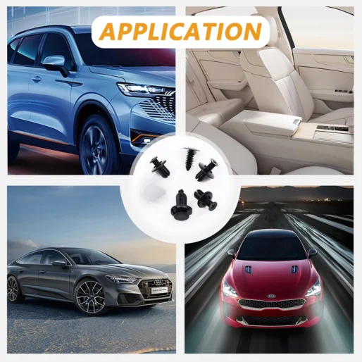 Kit 100 Presilhas Automotivas – Fixadores Universais para Para-choque, Porta, Painel e Acabamento Interno - Imagem 6