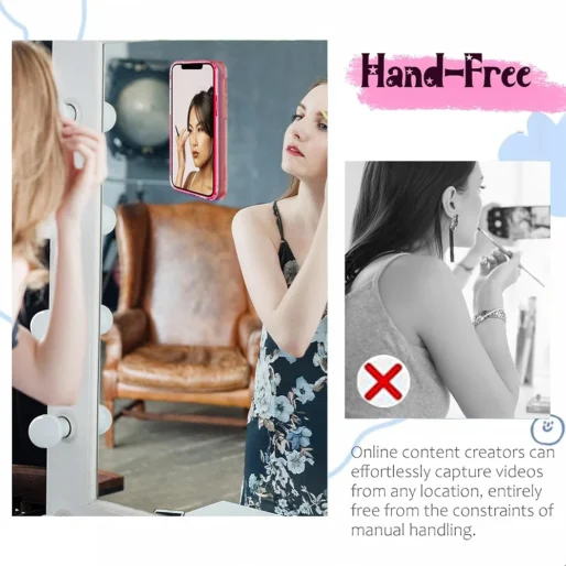 Capinha de silicone ventosas sucção aderente para selfies e vídeos - Imagem 4