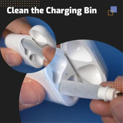 Cleaning Tool for Bluetooth Earphone For Airpods Pro 1 2 3 Earbuds Case Cleaning Pen Bursh Pen for Samsung Xiaomi Huawei Airdots - Imagem 3