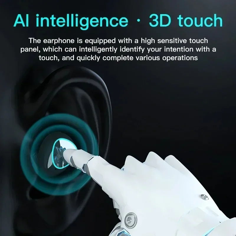 Original M10 Fones de ouvido Bluetooth Wireless Earpods Sports Stereo Noise Canceling Headphone Microphone Speaker Caixa De Som Gamer - Imagem 4